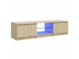Tv Cabinet, Tv Cabinets Vidaxl Marrom Madeira Processada (140 X 40 X 36 Cm)