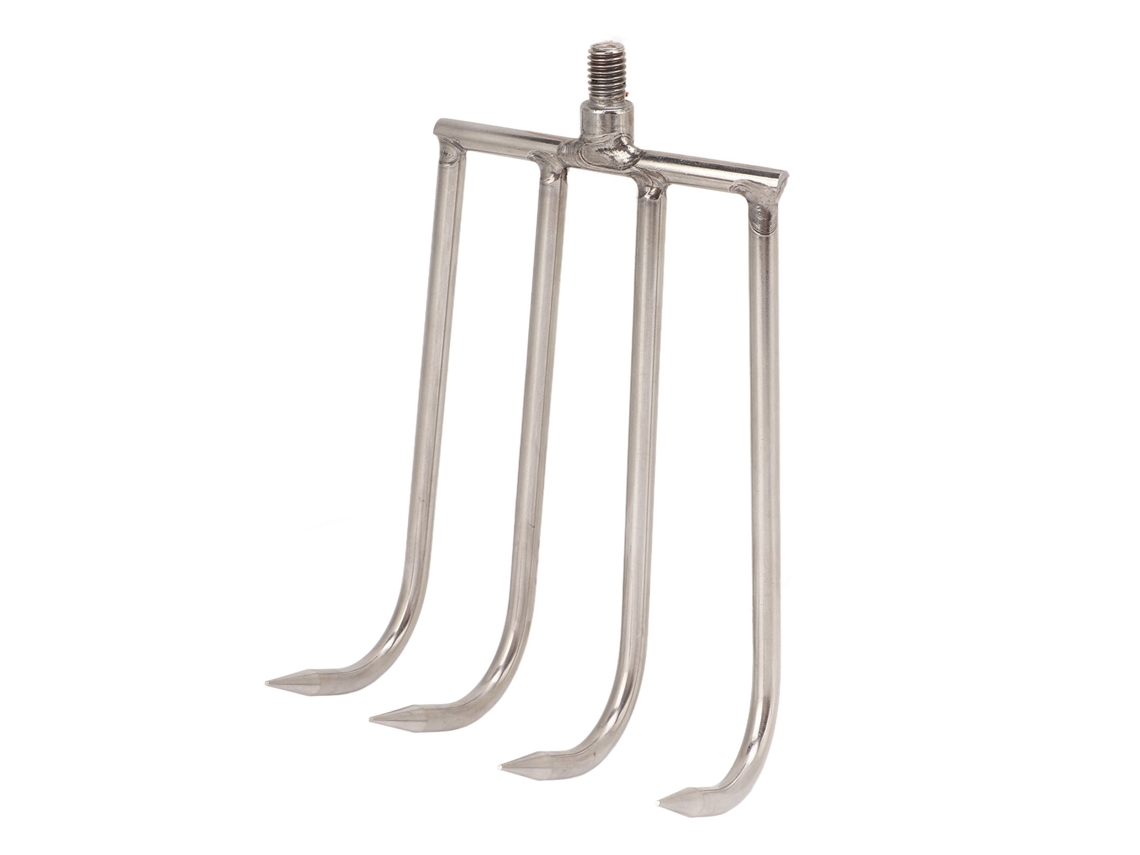 Rastrillo de Acero Inoxidable 4 Dientes para Pesca