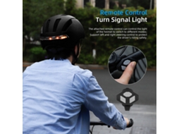 2026 casco de Bicicleta com Sinais Led, Luzes Dianteiras e Traseiras, Controle Remoto, Arejado e Confortável para Homens e Mulheres