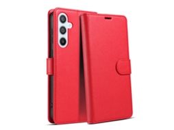 Compatível Com Capas De Celular Samsung Com Suporte Flip.vermelho-a32 4g