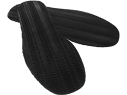 2 Pares De Palmilhas Antiderrapantes Para Substituição Calçados, Silenciosas E Flexíveis, De Borracha, Para Reparo E