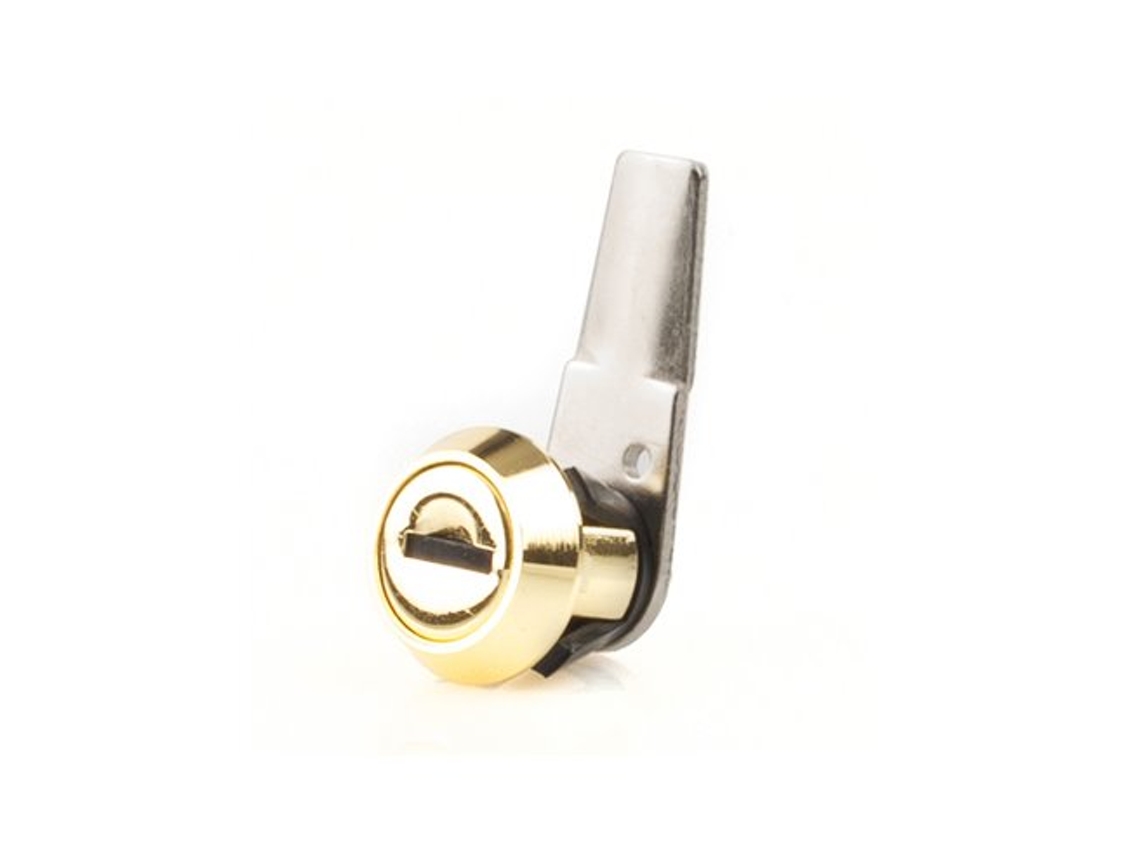 Fechadura De Caixa De Correio Com Chave De Pressão Dourada Reta Handlock