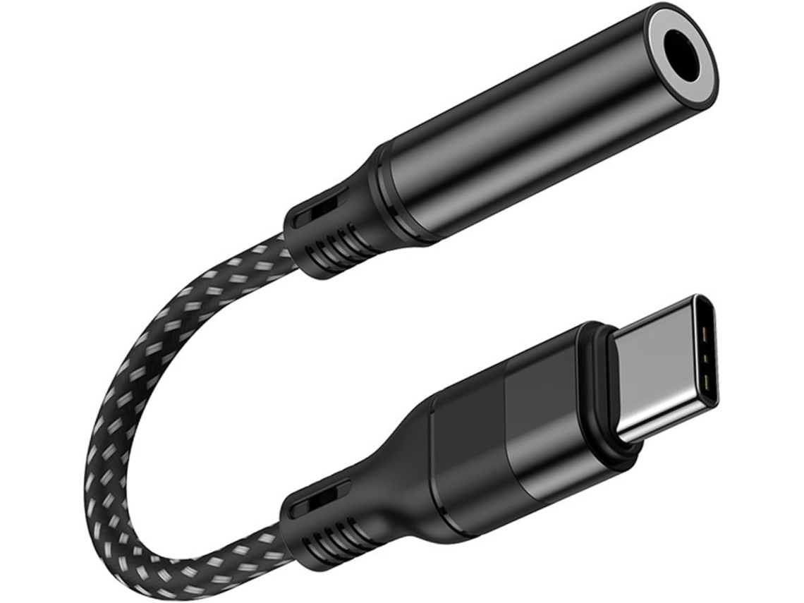 Adaptador Usb-c Para Fone De Ouvido Com Conector P2, Conversor
