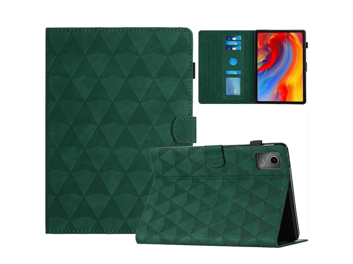 Capa de couro com relevo de diamante Webake para tablet inteligente