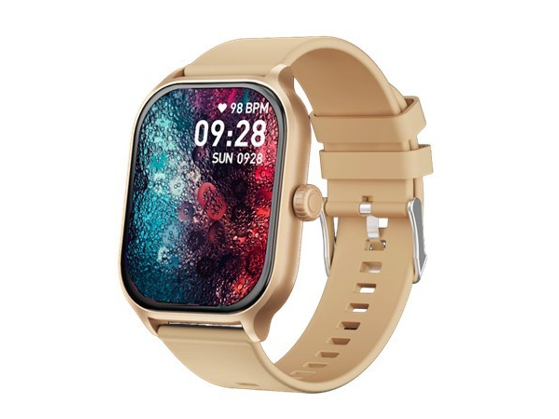 Relógio Inteligente SHAH ARPAN X8 Tela Grande 2.01 Da Fit Bluetooth Call True Heart Rate Bateria Extra Longa Dourado