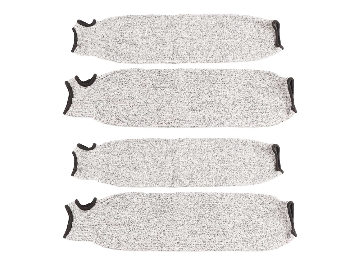 2 Pares De Mangas De Proteção Para Braço Resistentes A Cortes Para Jardim Cozinha Trabalho Ao Ar Livre