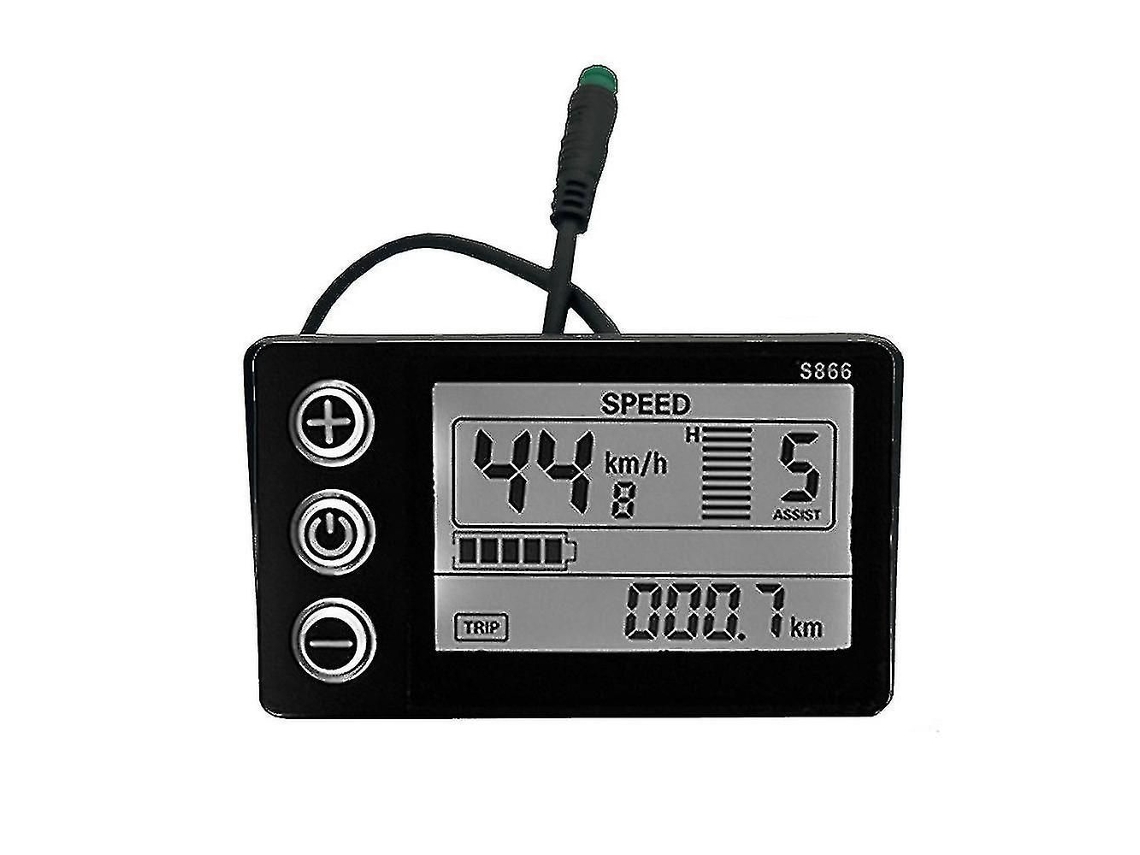 Ecrã LCD S/MARCA 2 para bicicleta e trotinetes, impermeável