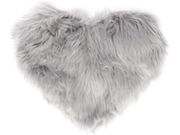 Capa de Almofada Decorativa e Aconchegante em Formato Coração, Feita Pelúcia, Ideal para Casa Carro, CHABERLU