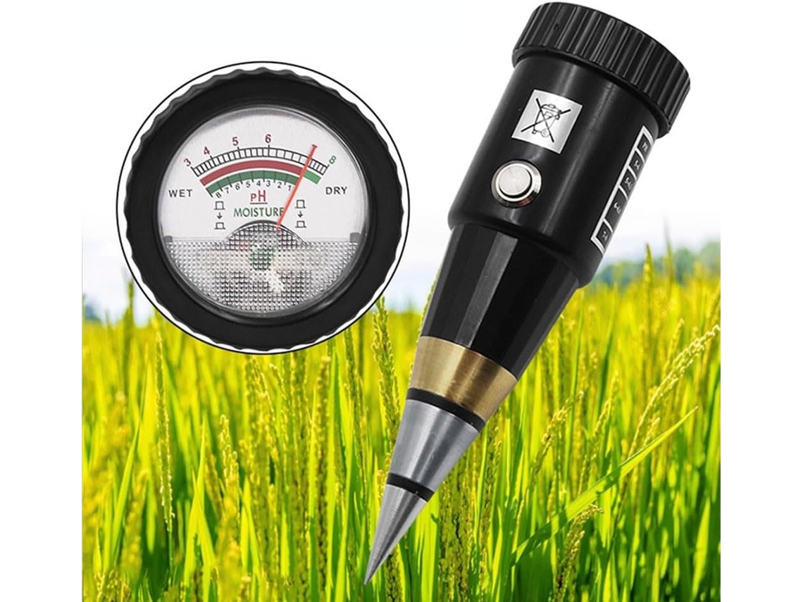 Medidor De Ph Do Solo, Testador Umidade, Higrômetro 2em 1 Para Jardim, Gramado E Fazenda, Leitura Precisa, Sem