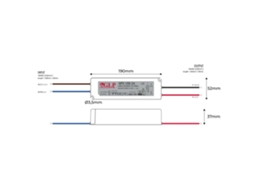Fonte de Alimentação Estanque 24V Dc 100W Ip67 Glp