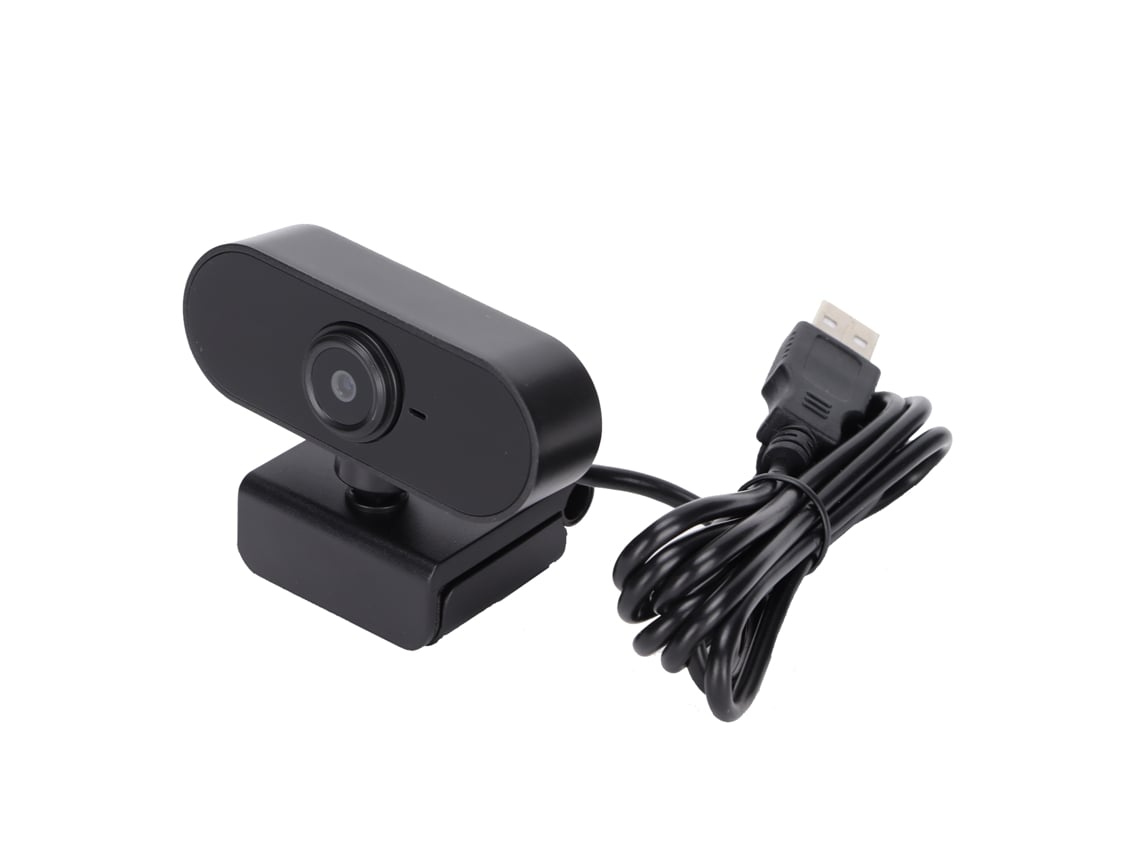 Câmera De Computador Webcam Hd 1080p Com Microfone E Ângulo Rotativo Para Chamadas De Vídeo