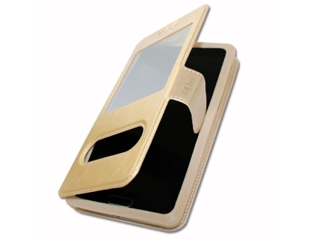 Capa para Samsung Galaxy A32 PH26 Pele Magnética Dourado .
