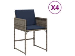 Garden Chair, Garden Chairs Vidaxl Cinzeto Rattan / Vime