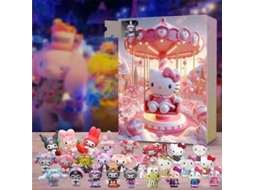 Caixa cega do advento de natal 2025 sanrio 24 peças presente surpresa de natal S/MARCA