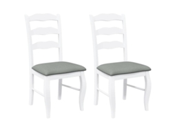 Dining Chair, Dining Chairs Vidaxl Branco Madeira (n/a)