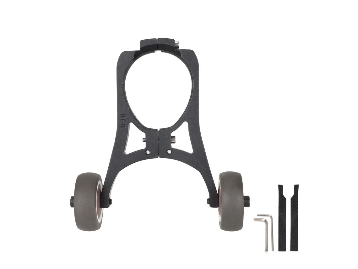 Suporte de Rodas Auxiliares Mali para Scooter Elétrico Max G30 com Estante de Armazenamento