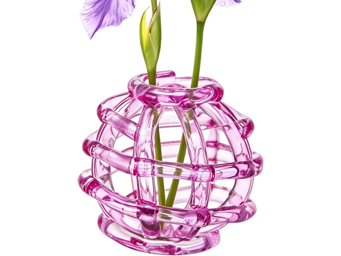 Suporte Para Arranjo Floral Em Formato De Bola De Vidro Com Uma Única Haste E Buquê |