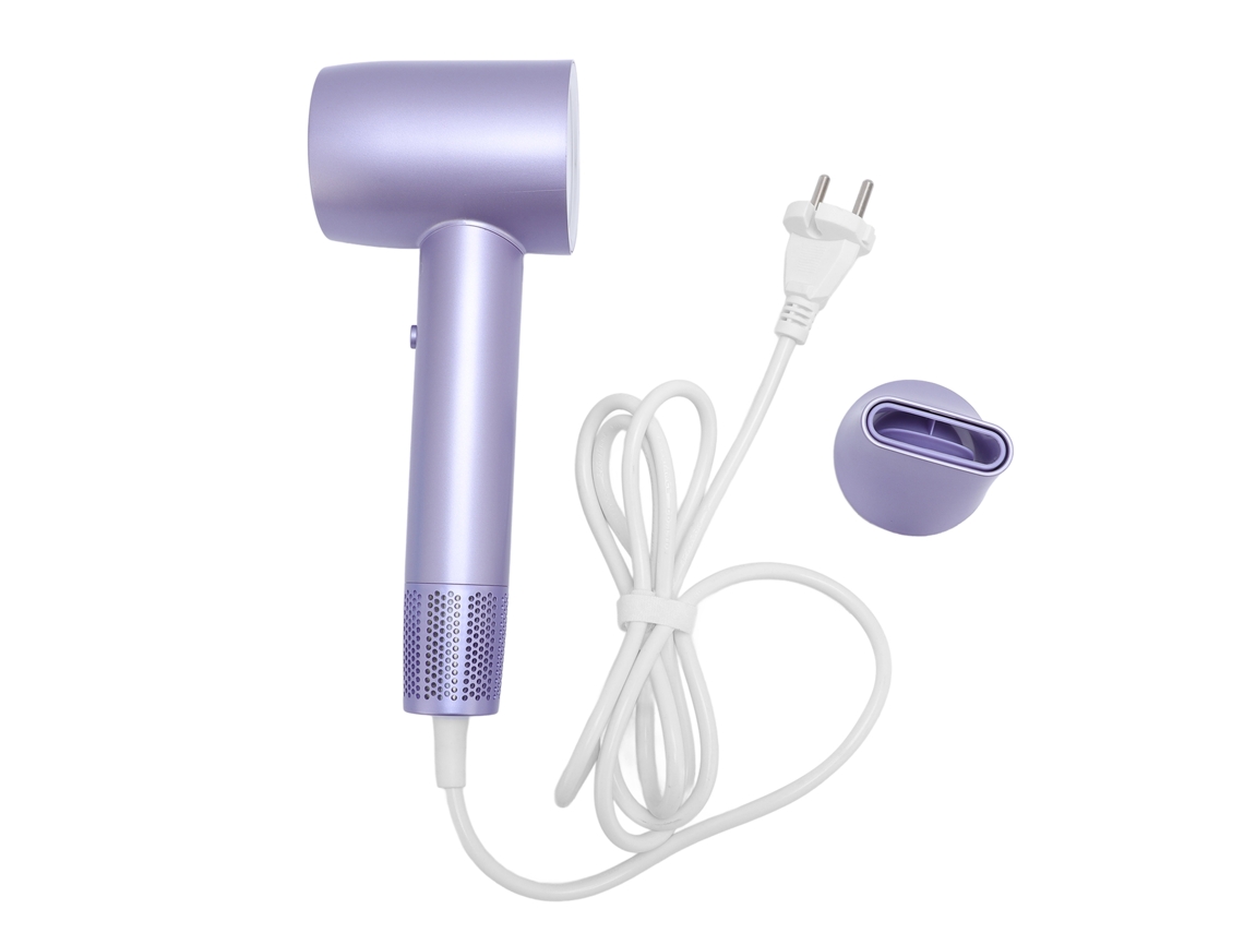 Secador de cabelo ionic quiet 1600W com bico magnético, ar quente e frio LAXISCREED