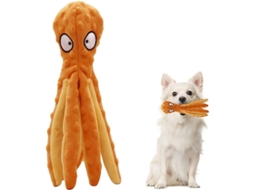 2026 brinquedo de Polvo Sem Recheio para Cães Pequenos, Brinquedo de Mordida Duradouro com Papel Crispante Interativo Amarillo