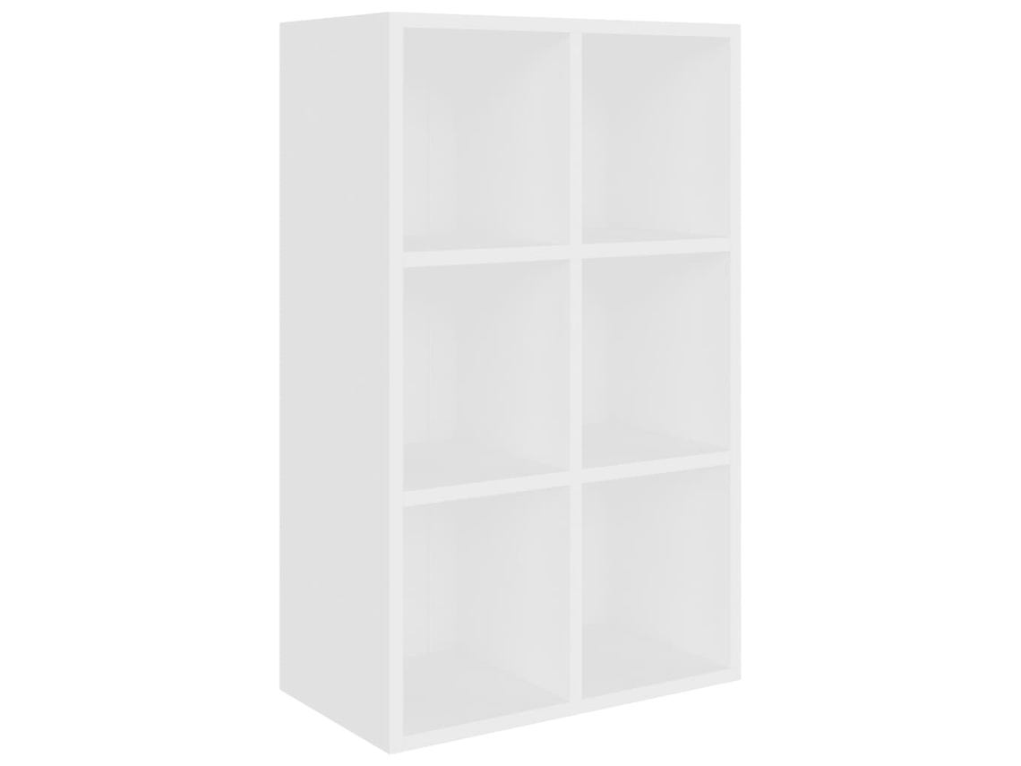 Book Cabinet, Book Cabinets Vidaxl Branco Madeira Processada (66 X 30 X 98 Cm)