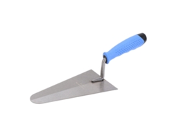 Pala De Albañilería Con Mango De Goma Suave Ergonómico Acero Carbono Para Pared Piso Concreto Cerámica