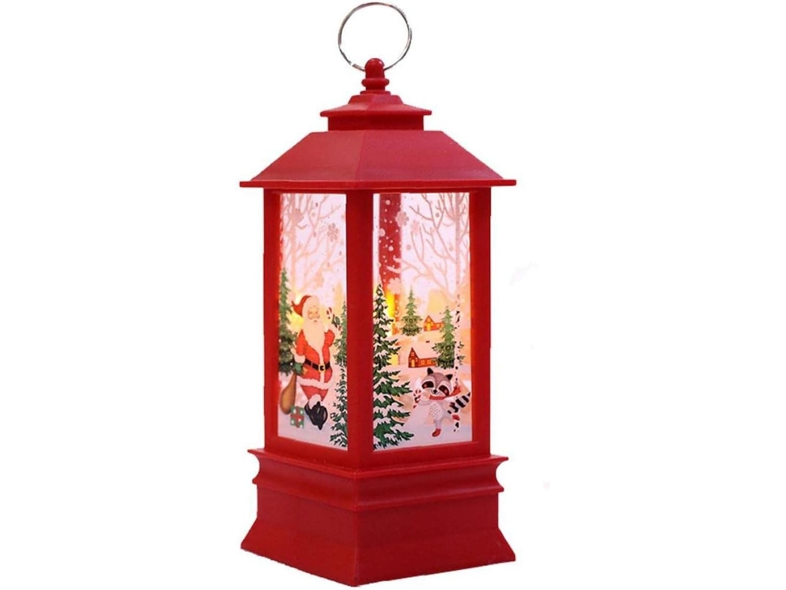 Lanternas De Natal Sanfly, Lanterna De Papai Noel Em Led Para Pendurar E Decorar Mesas No Natal.