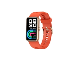 Smart Watch L16 Monitoramento de Pressão Arterial e Frequência Cardíaca Laranja GODTVAGT