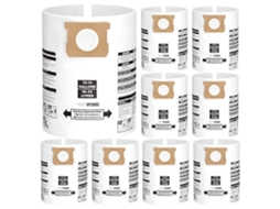 Conjunto De 8 Sacos Para Aspirador De Pó De 10 A 14 Galões, Descartáveis, Para Coleta De Líquidos E Sólidos, Substitui A Peça Tipo 90672._ptg