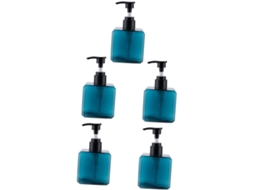 Conjunto De 5 Frascos De Viagem Vazios E Recarregáveis Para Loção, Xampu E Cosméticos.