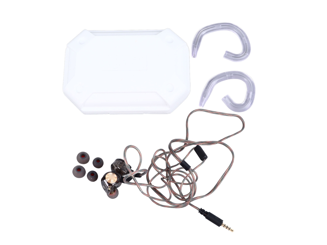 Auriculares con Graves Dinámicos, Micrófono y Control de Volumen, Teléfonos Móviles, Negro | S/MARCA