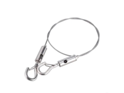 Conjunto De 4 Peças Cabos Aço Inoxidável Para Pendurar