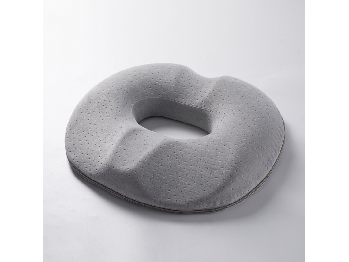 Almofada De Assento Ergonómica Em Espuma Viscoelástica, Cinzento Elysve