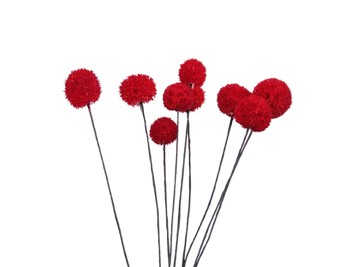 Laxiscreed Flores Secas Artificiais Para Decoração De Casa E Jardim Billy Ball Flowers