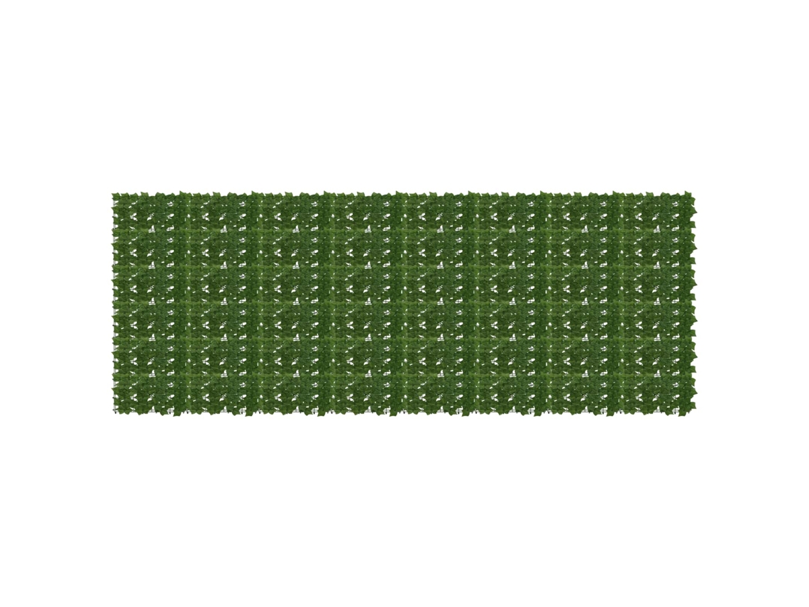 Vidaxl Tela De Varanda Com Folhas Verde 400 X 150 Cm
