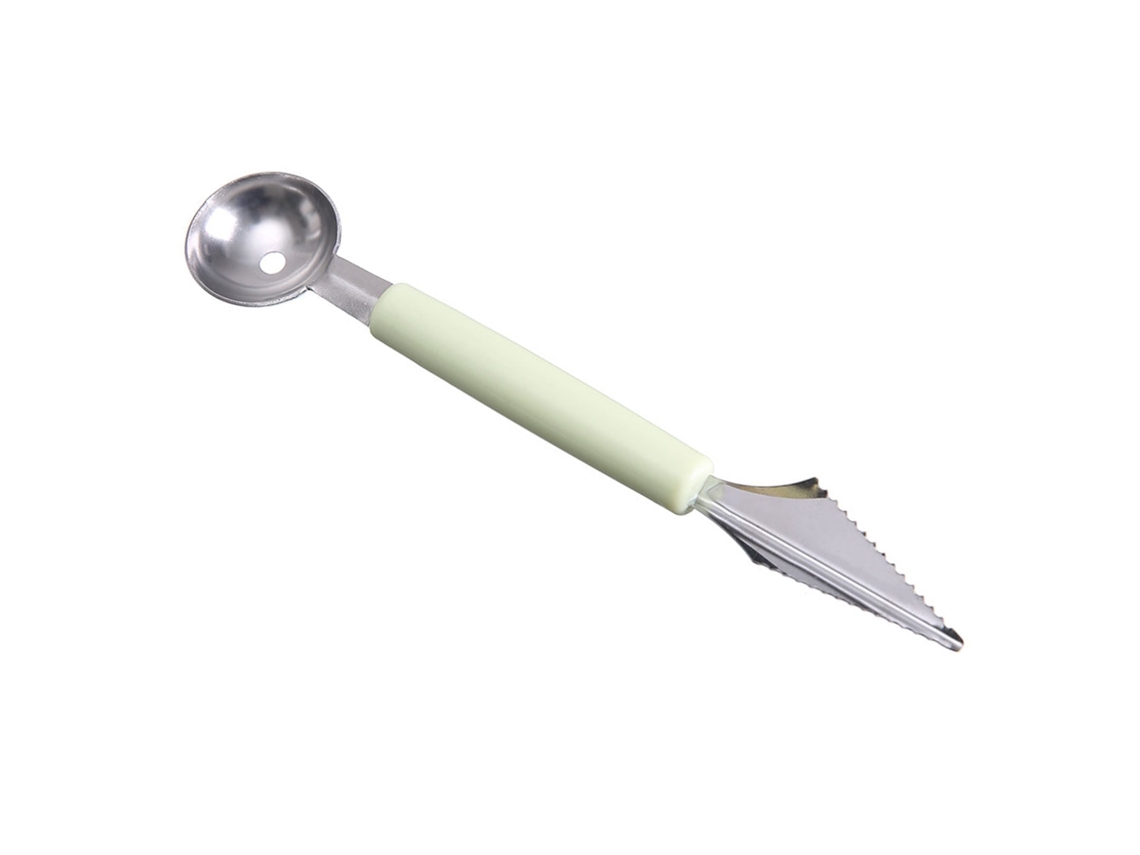 Colher de Bola Frutas LAXISCREED Aço Inox Dupla Cabeça