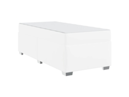 Estrutura da Cama com Colchão Branco Tecido MAISON EXCLUSIVE 100x200 cm