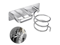 Suporte para Secador de Cabelo, Conjunto Prateleiras Suspensas Cabelo Parede GOKOCO