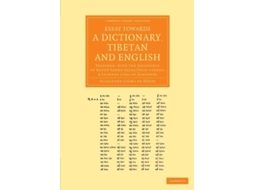 Livro Essay Towards A Dictionary, Tibetan And English De Alexander Csoma De Koros (inglês)
