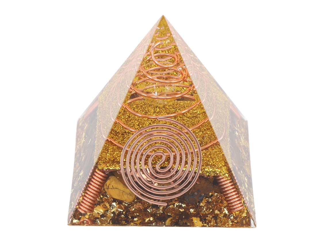 Ornamento De Mesa Pirâmide Energia Positiva 6cm