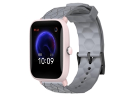 Pulseira De Silicone De Cor Sólida Com Estampa De Futebol Para Amazfit Pop Pro 20mm