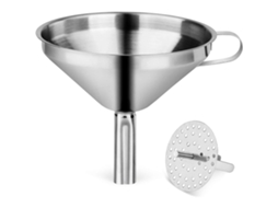 Funil Profissional De Aço Inoxidável, Filtro Removível Garante Filtragem Sem Esforço, Design Lavável Na Máquina De Lavar Louças Fácil De Limpar, Para