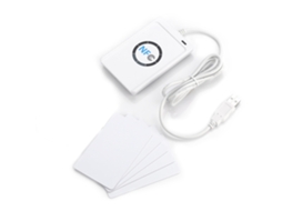 Leitor E Escritor Nfc Rfid Acr122u Iso 14443a/b Software Gratuito Branco Leitor Sem Contato Cartão Ic