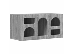 Móvel para TV Cinza Sonoma 80 x 35 x 40 cm - Exclusivo da Maison