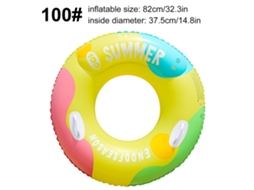 1 Boia Inflável Espessa e Colorida para Natação, Adultos, Perfeita para Usar Debaixo do Braço no Verão AQUAFORGE