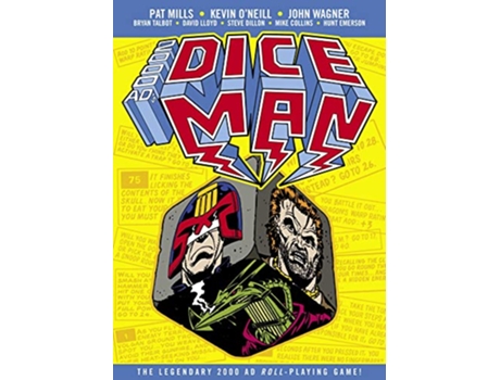 Livro Complete Dice Man de Pat Mills e John Wagner (Inglês - Capa Dura)