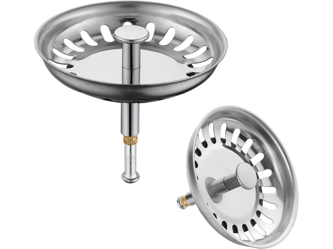 Coador De Cozinha Ø 79 Mm, Tampa De Ralo De Cozinha Em Aço Inoxidável