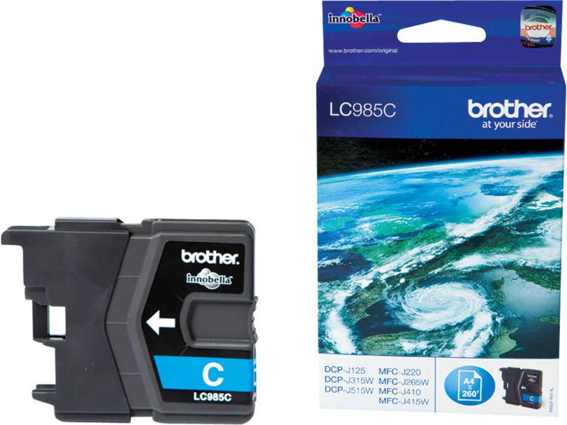 Tinteiro BROTHER LC-985C Ciano