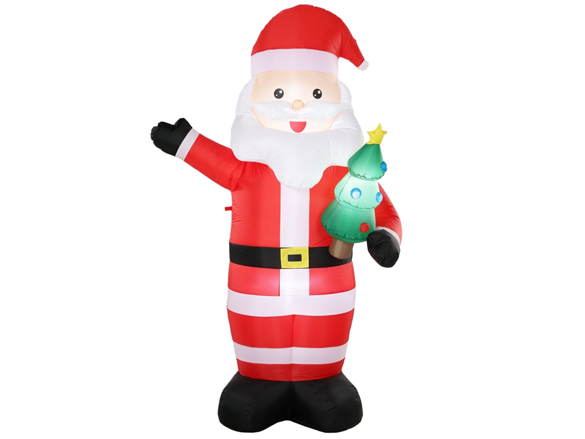 Para Uso Interno E Externo, 2,43 M, Papai Noel Inflável