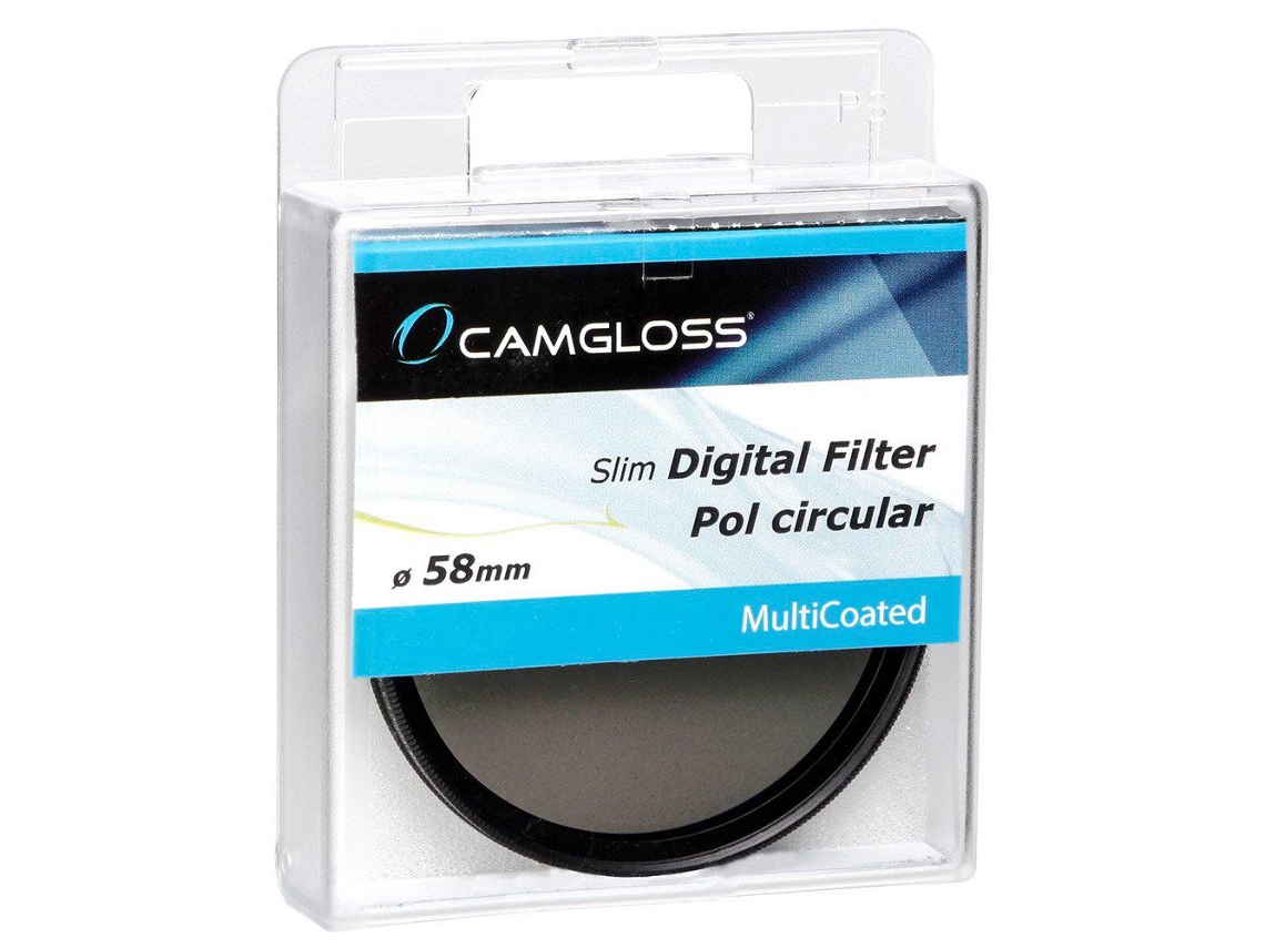 CAMGLOSS Polarized Circular 58 Mm Digital Filter Multi Coated Slim