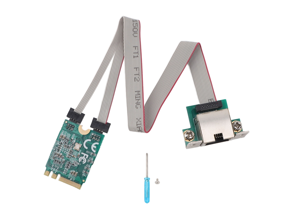 Placa De Rede 2.5g Mini Pcie M.2 Rj45 Adaptador De Ethernet De Alta Velocidade E Estável